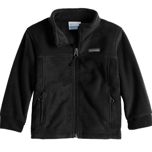 Black Columbia Fleece 2T Jacket - Picture 1 of 3